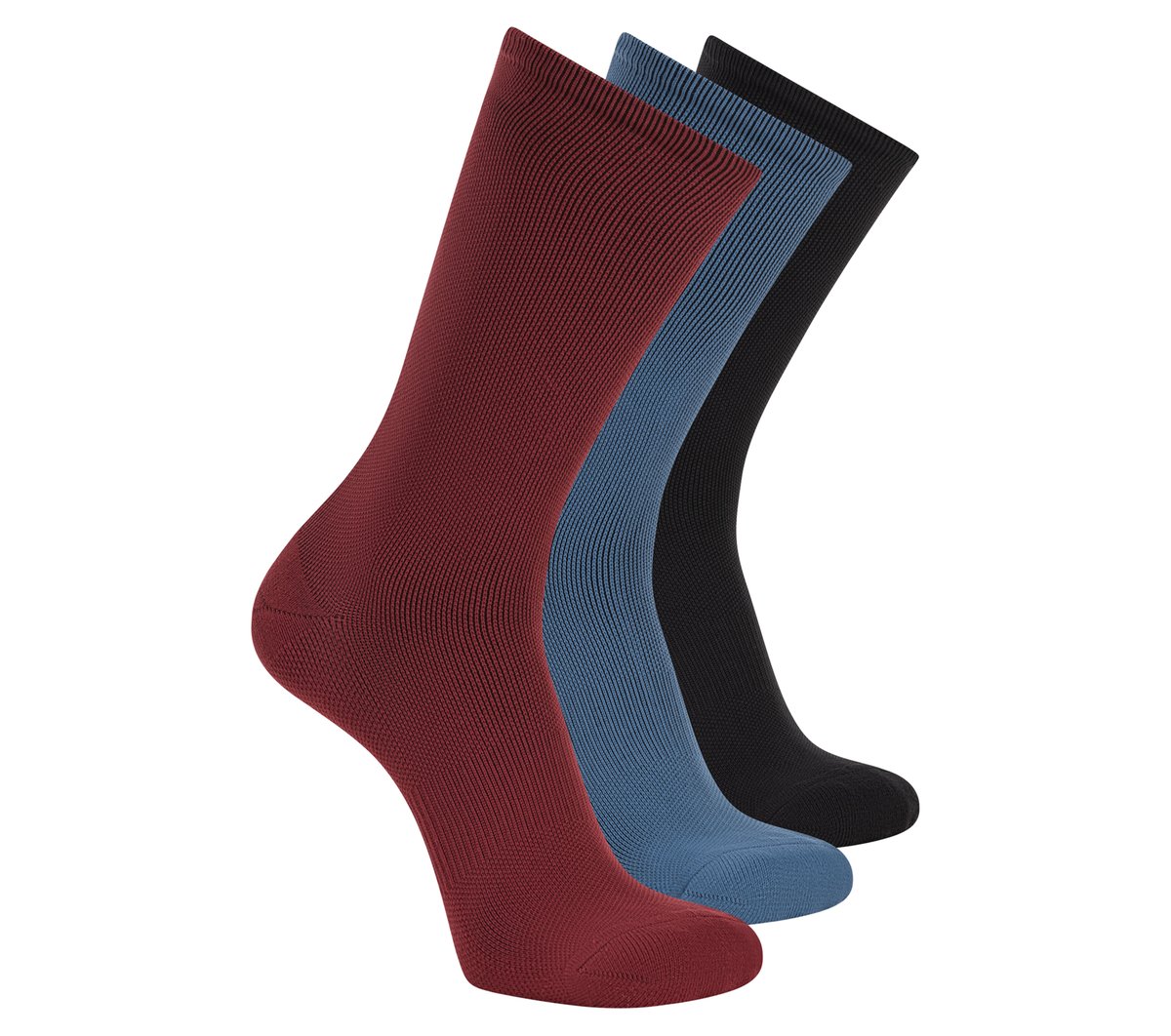 Skechers Featured | 3 Pack Men's Reflective Performance Half Terry Crew Socks
