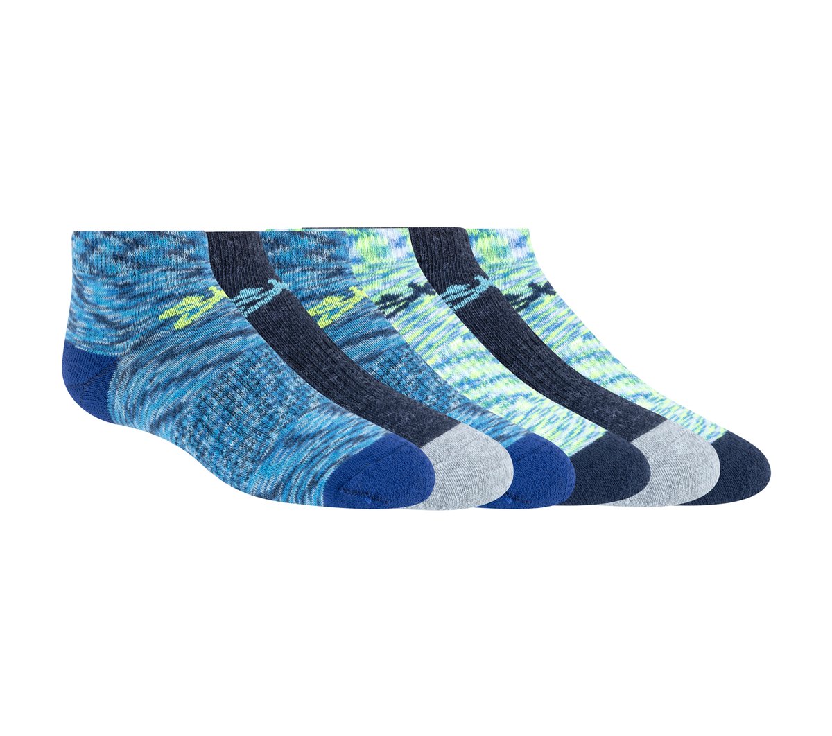 Skechers Essential | 6 Pack Space Dye Low Cut Socks