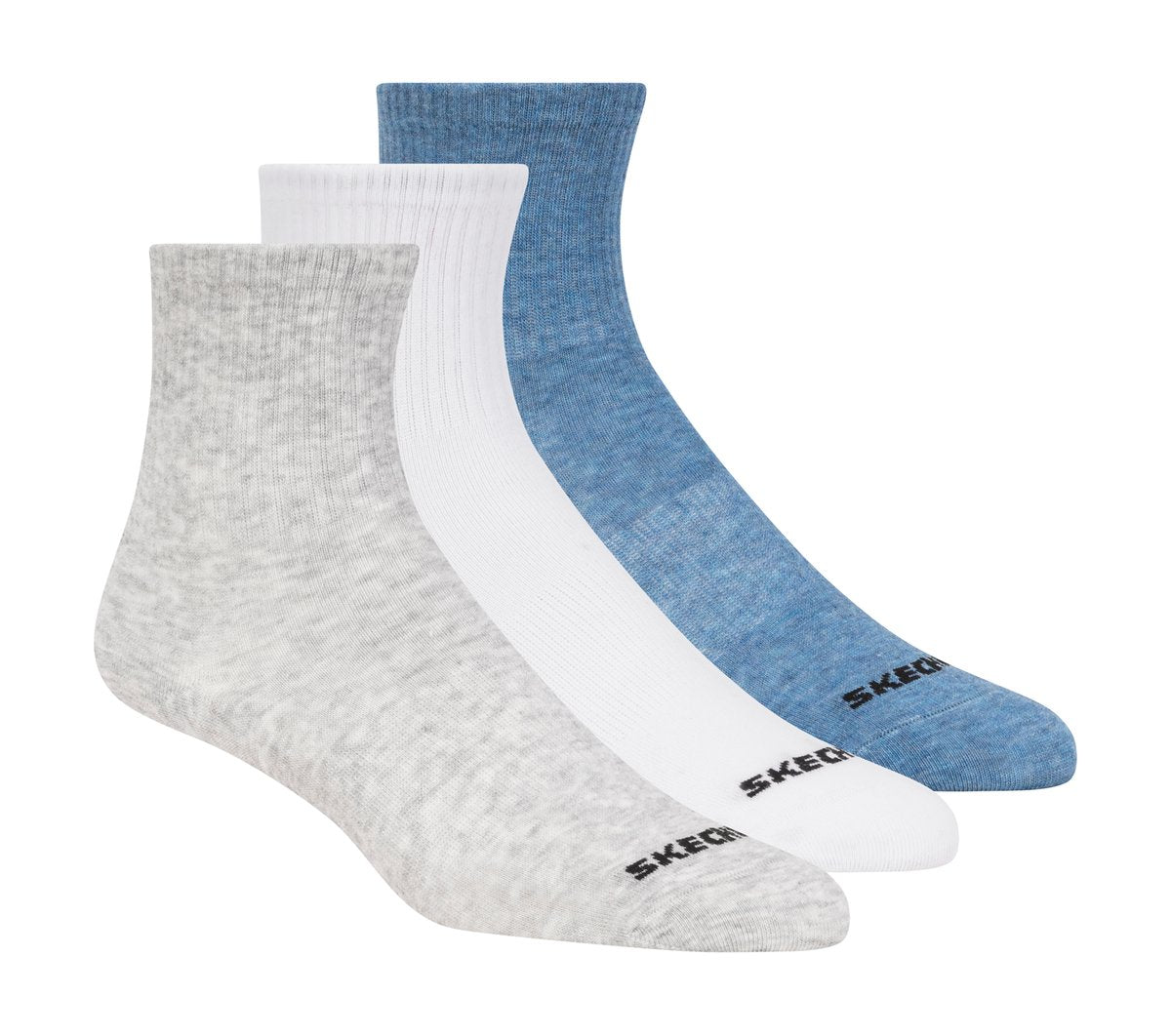 Skechers Great Value | 3 Pack Boys' Crew Cotton Socks
